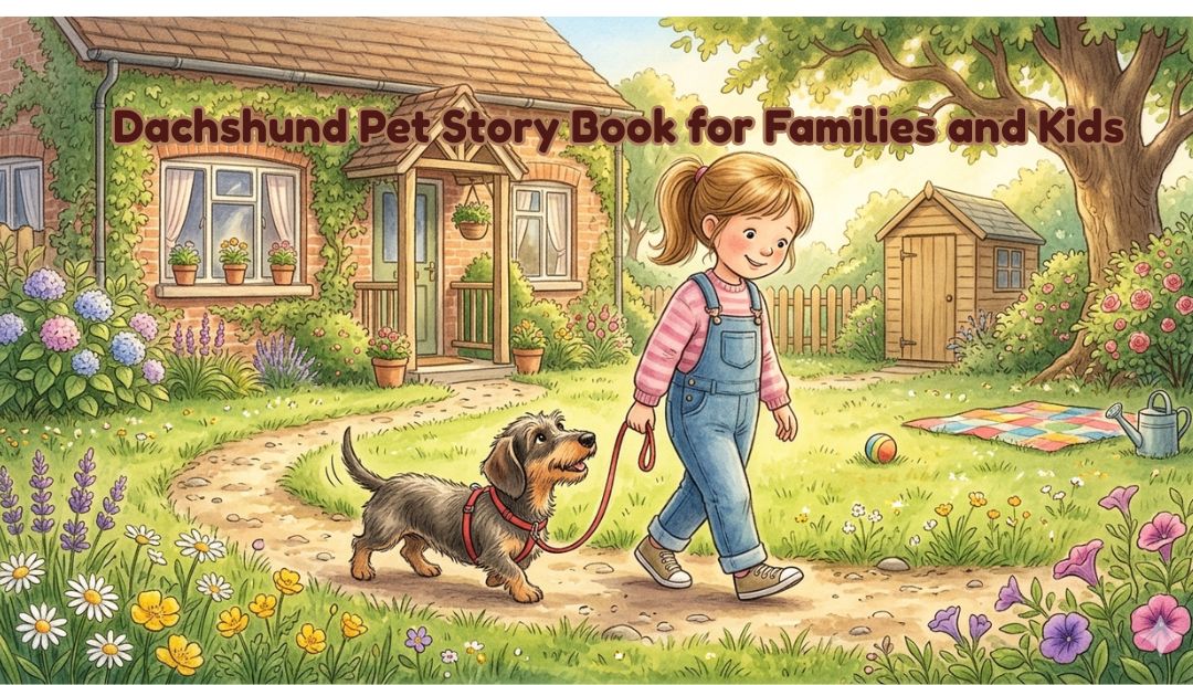Dachshund Pet Story Book for Families and Kids